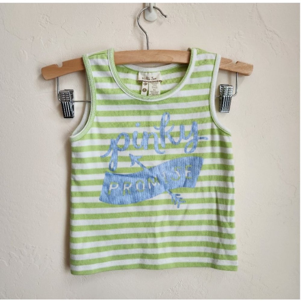 Matilda Jane 6 Hello Lovely 2015 Pinky Promise tank tee neon stripes blue green
